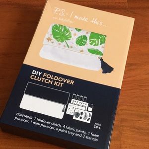 Fabfitfun DIY foldover clutch kit